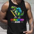 Schulkind 2025 DinoRex Jungen Dinosaurier Einschulung Tank Top Geschenke für Ihn