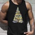 Shark Christmas Tree Xmas Diving Tank Top Geschenke für Ihn