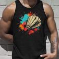 Shuttlecock Graffiti Badminton Lovers Badminton Hall Tank Top Geschenke für Ihn