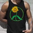 Signe De Paix Tournesol 60S 70S Hippie Fleur Symbole De Paix Débardeur e Cadeaux pour lui