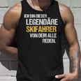 Skier Legend Ski Alpine Tank Top Geschenke für Ihn