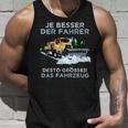 Snow Plough Saying Winter Service Snow Clearing Device Snow Plough Tank Top Geschenke für Ihn