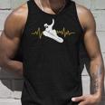 Snowboard Ekg Heartbeat Snowboarding Tank Top Geschenke für Ihn