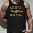 Sols El Poble Salva Al Poble Solo El Pueblo Salva Al Pueblo Camiseta sin mangas Regalos para él