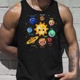 Sonnensystem Planet Weltraum Planeten Kinder Astronaut Tank Top Geschenke für Ihn