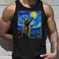 Starry Night Raccoon Tank Top - Van Gogh Inspired for Art Lovers Gifts for Him