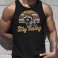 Stay Trashy Raccoon & Opossum Meme Tank Top - Humorous Internet Wear Gifts for Him