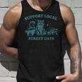 Support Local Wildlife | Vintage Raccoon & Opossum Unisex Tank Gifts for Him