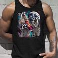 Three Racoon Moon Tank Top - Fun Meme Wear for Humor Lovers Gifts for Him