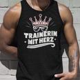 Trainer With Heart Fitness Dance Football Farewell Tank Top Geschenke für Ihn