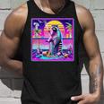 Vaporwave Raccoon Retrowave Synthwave Raccoon Meme Tank Top Gifts for Him