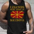 Vintage Macedonian Flag S Tank Top Geschenke für Ihn