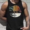 Vintage Raccoon Tank Top - Retro Trashpanda Moon Design Gifts for Him