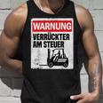 Warning Crazy Forklift S Tank Top Geschenke für Ihn