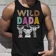 Wild Dada Zoo Theme Birthday Safari Jungle Fiesta A Juego Camiseta sin mangas Regalos para él