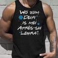 Wo Zum Deifi Is Mei Après-Ski Lehra Tank Top Geschenke für Ihn