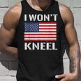 I Won't Kneel Proud American Stand Drapeau Débardeur e Cadeaux pour lui