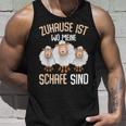 Zuhause Ist Wo Meine Sheep Home Is Where My Sheep Tank Top Geschenke für Ihn