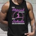 Zum Rhönrad Geboren Zur Schule Gezwungen Acrobatin Tank Top Geschenke für Ihn