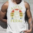 A Little Feral Raccoon Graphic Tee | Family Retro Kids & Adults Gifts for Him