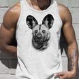 African Painted Dog Close-Up For Wild Dog Fans Tank Top Gifts for Him
