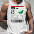 Board Ticket Dubai Dxb Airport Passenger Flight S Tank Top Geschenke für Ihn