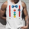 Clown Carnival Costume Clown Costume Clown Fancy Dress Confetti Tank Top Geschenke für Ihn