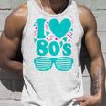 Disfraz De Fiesta Retro De Los Años 80 I Love The 80 Camiseta sin mangas Regalos para él