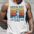 Dog Husky Papa -Intage Siberian Husky Dad Tank Top Geschenke für Ihn