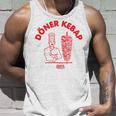Doner Kebap Doner Chef & Doner Spike & Sandwich Logo Tank Top Geschenke für Ihn