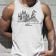 Duomo Di Milano Italia Milán Italiaiajesacaciones Souvenir Camiseta sin mangas Regalos para él