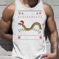 Eel I Want For Christmas I Angler Ugly Christmas Sweater Tank Top Geschenke für Ihn