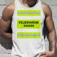 With Firefighter Costume Carnival Profession Red Tank Top Geschenke für Ihn