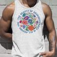 Floral Autism Neurodiversity Inclusion Sped Teacher BCBA Tank Top Gifts for Him