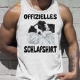 Border Collie Dog Official Sleep Tank Top Geschenke für Ihn