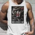 Goddess Snake Greek Mythology Backprint Medusa Tank Top Geschenke für Ihn