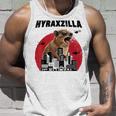 Hyraxzilla Rock Hyrax Lover Awawa Angry Marmot Gray Tank Top Geschenke für Ihn