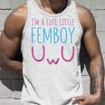 I'm A Cute Little Femboy Aesthetic Sissy Manga Raglan Camiseta sin mangas Regalos para él