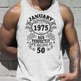 January 1975 50 Years Decoration 1975 50Th Birthday Tank Top Geschenke für Ihn