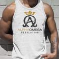 Jesus Christ Alpha And Omega Book Revelation Tank Top Geschenke für Ihn