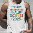 Kinder Tschüss Kindergarten Hallo Schule 2025 Lustig Kita Abgänger Tank Top Geschenke für Ihn