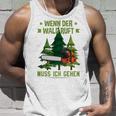 Long-Sleeved Lumberjack Wenn Der Wald Ruft Muss Ich Gehen Tank Top Geschenke für Ihn