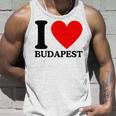 With I Love Budapest Motif Tank Top Geschenke für Ihn