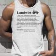 Lustiger Bauer Spruch Traktor Landwirt Lustig Tank Top Geschenke für Ihn