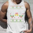 Peace I Come In Peace Matching Ugly Christmas Jumper Tank Top Geschenke für Ihn