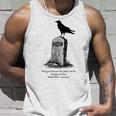 The Raven El Cuervo Poe Usher Lápida Gótico Nevermore Oscuro Camiseta sin mangas Regalos para él
