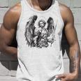 Saint Michael The Archangel Tattoo Style Tank Top Geschenke für Ihn