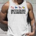 Scandinavia Flags Sweden Norway Denmark Finland Tank Top Geschenke für Ihn