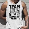 Team Trash Tv Raccoon Gray Tank Top Geschenke für Ihn