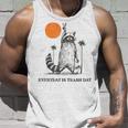 Trash Panda Sunset 90s Retro Unisex Tank Top | Everyday Fun Gifts for Him